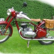 Jawa Pérák 250 (brašny 